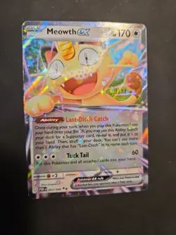 Meowth ex 062/088 Double Rare Perfect Order Pokemon Holo Near Mint - Image 1