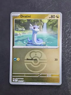 Dratini (Love Ball) 150/217 Common Ascended Heroes Pokemon Reverse Holo NM - Image 1