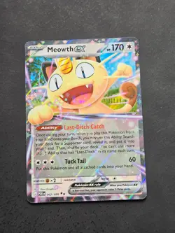 Meowth ex 062/088 Double Rare Perfect Order Pokemon Holo Near Mint - Image 1