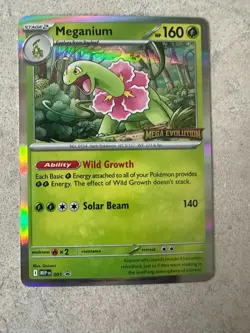 Meganium - MEP001 - Pokemon Mega Evolution Prerelease Holo Promo NM! - Image 1