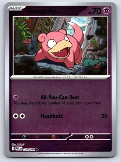 Slowpoke 029/084 Pokemon Pitch Black Reverse Holo NM/LP - Image 1