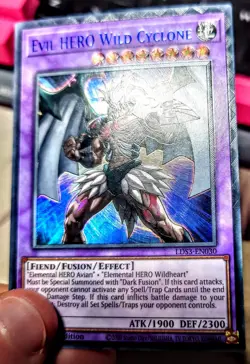 Yu-Gi-Oh! Ultimate Rare Style Evil Hero Wild Cyclone - Image 3