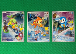Pokemon TCG First Partner Illustration Collection Series 1 Gen 4 Sinnoh Starters - Image 1