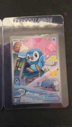 Pokemon TCG First Partner Illustration Collection Series 1 Gen 4 Sinnoh Starters - Image 4