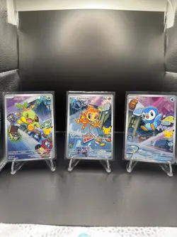 Pokemon TCG First Partner Illustration Collection Series 1 Gen 4 Sinnoh Starters - Image 1