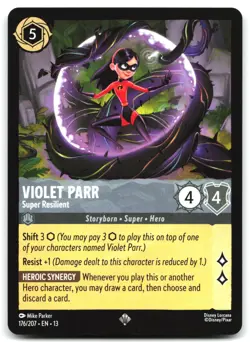 Violet Parr - Super Resilient 176/204 (NM) - Attack of the Vine! - Image 1