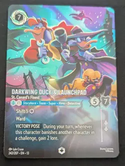 Darkwing Duck & Launchpad Enchanted 242/207 Attack of the Vine - Image 1