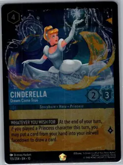 Cinderella - Dream Come True 155/204 Foil Whispers in the Well - Lorcana - NM - Image 1