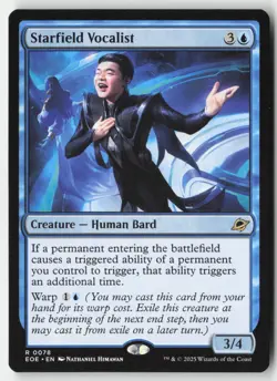 MTG - Starfield Vocalist R Edge of Eternities 78 LP-NM - Image 1