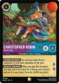 Christopher Robin - Hunny Sage 61/204 Attack of the Vine! Legendary NM - Image 1
