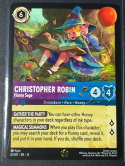 Christopher Robin - Hunny Sage 61/204 Attack of the Vine! Legendary NM - Image 2
