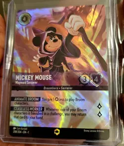 Lorcana Mickey Mouse Wayward Sorcerer 208/204 | ENCHANTED | The First Chapter - Image 3