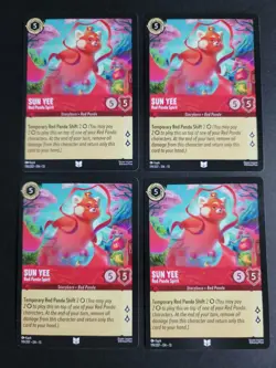 Sun Yee - Red Panda Spirit (X4) Uncommon Attack of the Vine! - Image 1