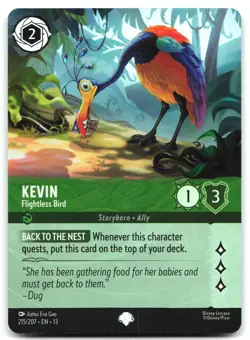 Kevin - Flightless Bird 215/204 (NM) - Attack of the Vine! - Epic - Image 1