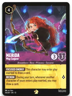 Merida - Wisp Conjurer 50/204 (NM) - Attack of the Vine! - Image 1