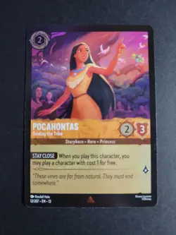 Pocahontas - Guiding the Tribe (Cold Foil) Rare Attack of the Vine! - Image 1