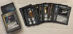 61 Card Lot ALL 2001 Star Trek Voyager CCG 1E Vintage TCG Game Commons - Image 1