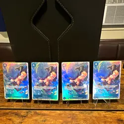 Bandai One Piece Card Game Marco PRB02-008 Holo x4 EN Blue - Image 1