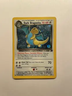 Dark Dragonite 5/82 Team Rocket Unlimited 2000 Pokemon Card Holo Rare (LP) - Image 1