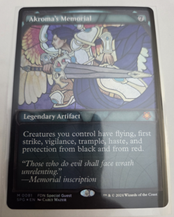 mtg, Akroma's Memorial (Showcase) Special Guests Foil NM - Image 1
