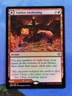 1x FOIL Valakut Awakening, NM, Zendikar Rising (ZNR), Magic: the Gathering, MtG - Image 1