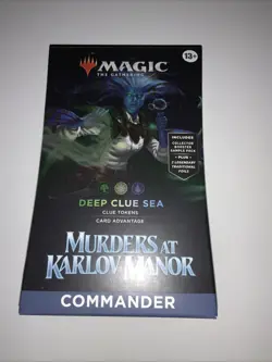 Murders at Karlov Manor Commander Deck - Deep Clue Sea MTG Brand New Sealed - Image 1