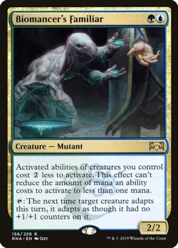 Biomancer's Familiar 158 R Ravnica Allegiance Magic: The Gathering NM/M - Image 1