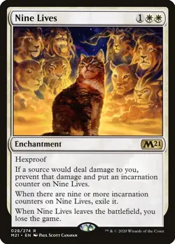 NM Foil - Nine Lives [M21 - 28] Core Set 2021 - Image 1