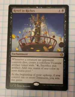 MTG - Revel in Riches - Ixalan Regular 117 XLN R ENCHANTMENT - Image 1