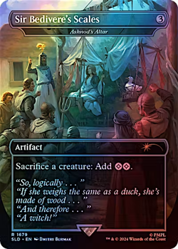 MTG Sir Bedivere's Scales / Ashnod's Altar FOIL Secret Lair SLD 1679 - Image 1