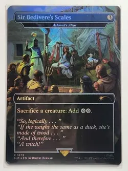MTG Sir Bedivere's Scales / Ashnod's Altar FOIL Secret Lair SLD 1679 - Image 2