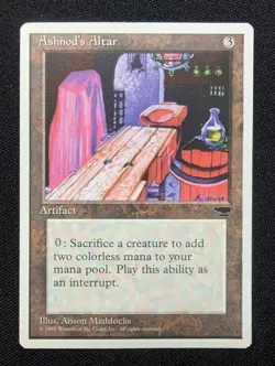 Vintage MTG - Magic the Gathering - Ashnod's Altar - Chronicles - 1995 - Regular - Image 1