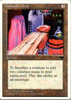 MTG Magic The Gathering Ashnod's Altar Chronicles See Scan G - Image 1