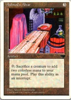 MTG Magic The Gathering Ashnod's Altar Chronicles See Scan D - Image 1