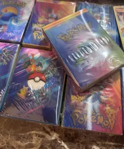 11 New Sealed Pokemon Foil Gold Card Packs 55 cards per pack Fan Art - Image 2