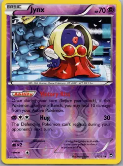 Jynx 37/111 Rare Furious Fists Pokemon Reverse Holo Lightly Played - Image 1