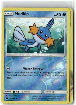Mudkip 32/168 Lightly Played Reverse Holo Celestial Storm C Pokemon - Image 1