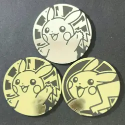 Lot Of 7 Pikachu Flip Coins Pokemon TCG - Image 2