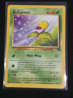 BELLSPROUT 49/64 Common Jungle Pokemon 1st Edition Lightly Played - Image 1