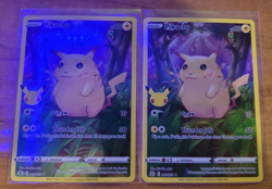 Pokemon Pikachu 005/025 Celebrations Full Art Holo 25th Anniversary x2 NM - Image 1
