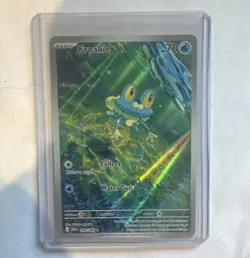 Pokemon TCG Froakie Full art Chaos Rising Pack fresh - Image 1
