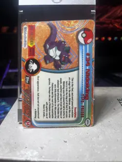 Topps Pokemon TV Animation Vending Sticker Holo RARE #34 Nidoking - Image 3