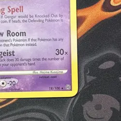 Pokemon Gengar 18/100 Stormfront Rare Regular Eng 2008 NM-LP - Image 4