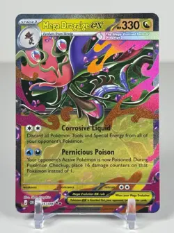 Mega Dragalge ex - 065/086 Double Rare Holo ME04: Chaos Rising NM Pokemon TCG - Image 1