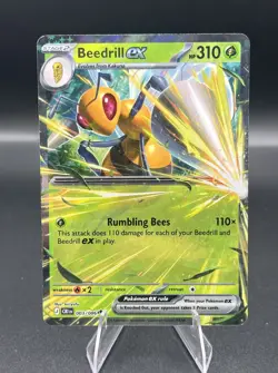 Beedrill ex - 003/086 - Double Rare - Chaos Rising (CRI) Pokemon - ME04 - NM - Image 1