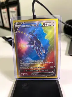 Pokemon TCG Origin Forme Dialga V Full Art Holo Ultra Rare 177/189 EN - Image 1