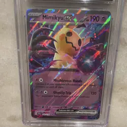 CGC Pristine 10 2025 Pokemon Mimikyu ex SV09 Journey Together 069/159 Holo ENG - Image 2