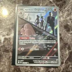 The Pokemon Company Team Rocket's Dugtrio Team Rocket Holo Rare 100 HP EN - Image 1
