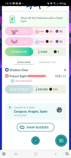 Pokemon Go Shiny Ultra Beast Necrozma - Image 2