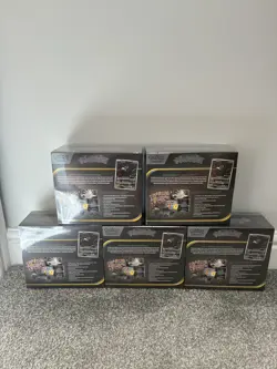 5x Pokemon TCG Pitch Black Pokemon Center ETB Elite Trainer Box Brand New Sealed - Image 2